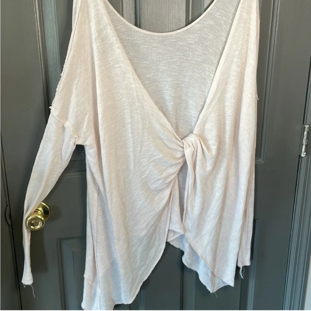 We the Free Shadow Hacci Open Twist Sweater - Picture 4 of 4